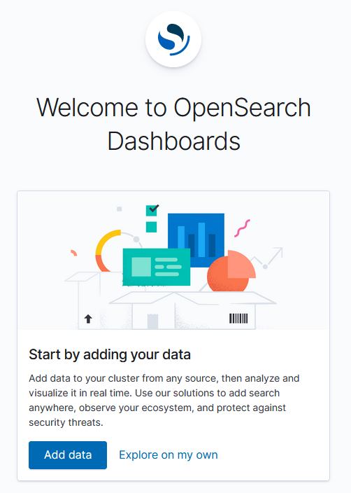 OpenSearch Dashboard - get started
